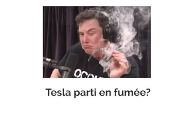 BilletBoursier Tesla fumee