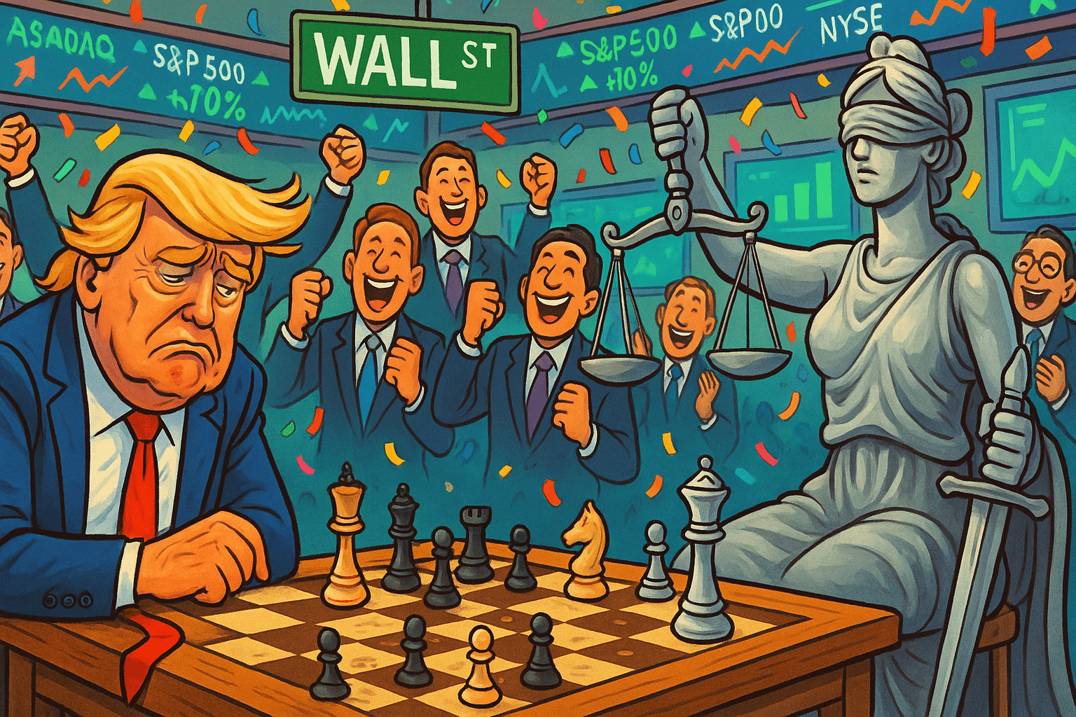 Trump Tarifs Justice Wall Street