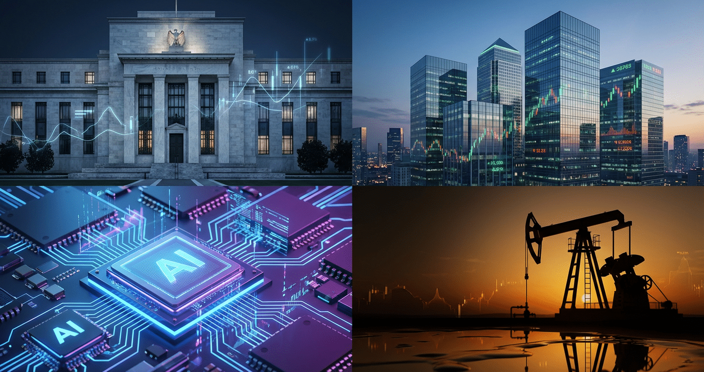 Fed banques IA TSMC pétrole