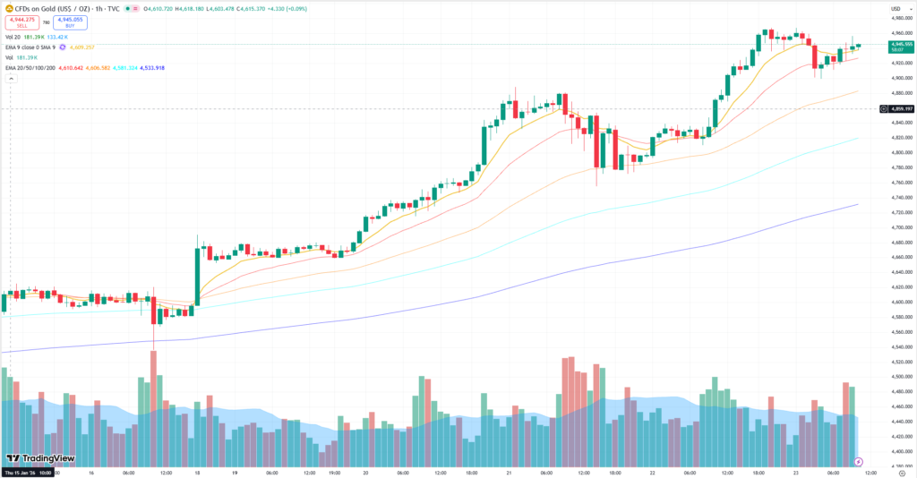 Le “TACO Trade” secoue Wall Street 11 gold chart